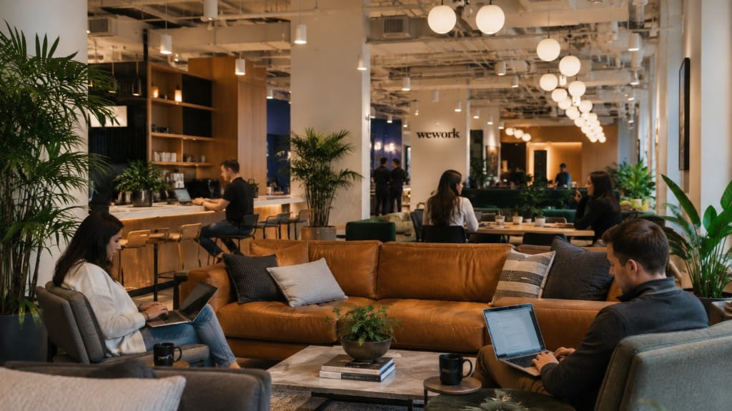 Wework offices BathSelect touchless bathroom faucets